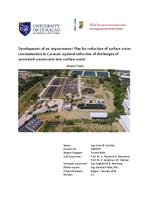 Development of an improvement plan for reduction of surface water contamination in Curaçao : optimal reduction of discarges of untreated wastewater into surface water